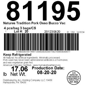 Natures Tradition Pork Osso Bucco Vac