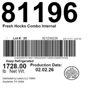 Fresh Hocks Combo Internal