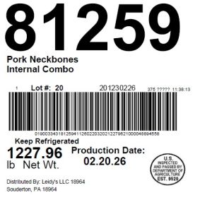 Pork Neckbones Internal Combo