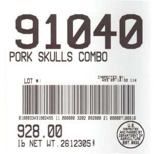 Pork Skulls Combo