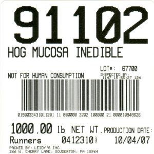 Porcine Mucosa Inedible