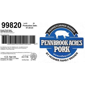 Fresh Pork Ham Pennbrook Acres