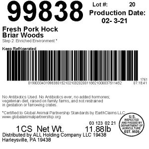 Fresh Pork Hock Briar Woods